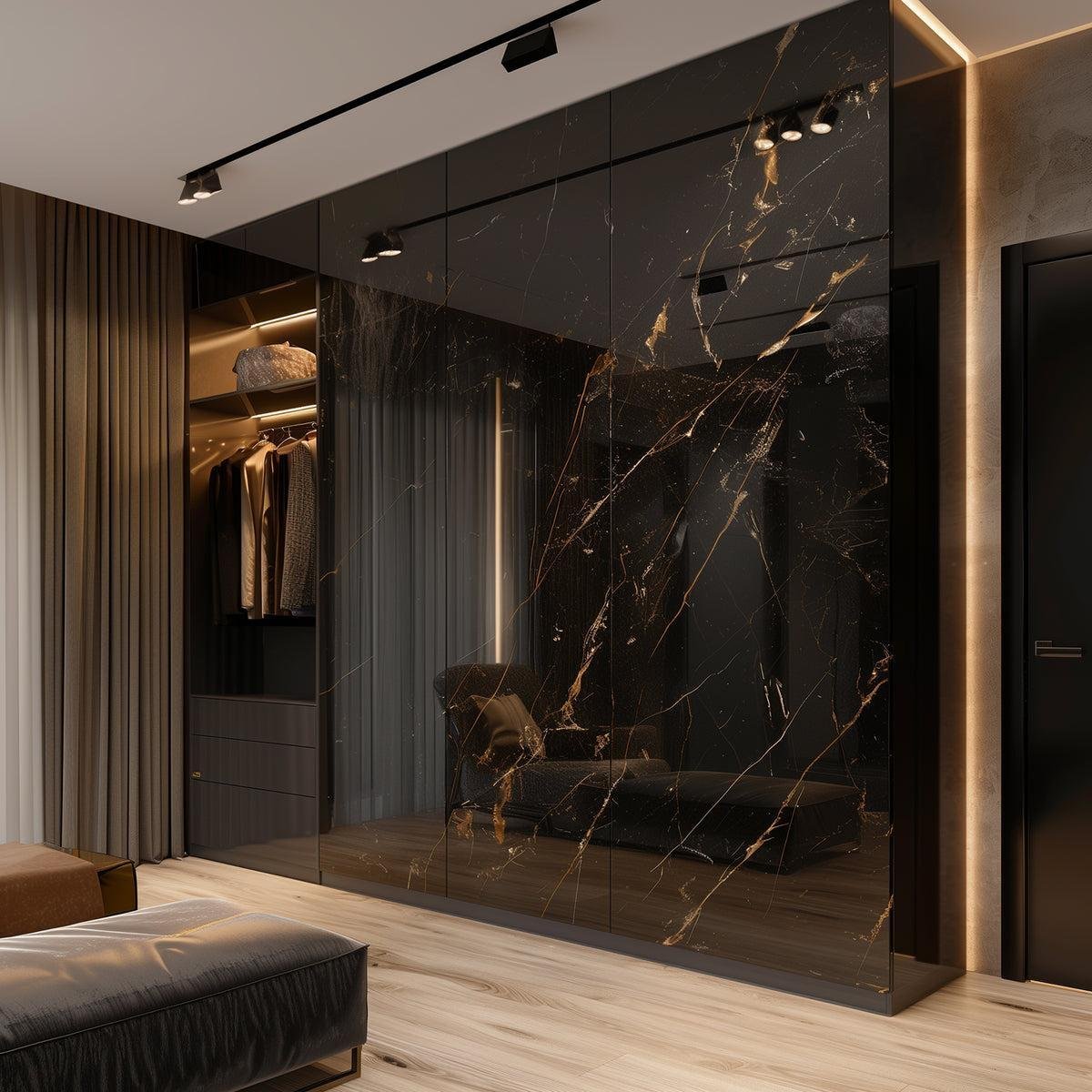 High Gloss Charcoal Panel